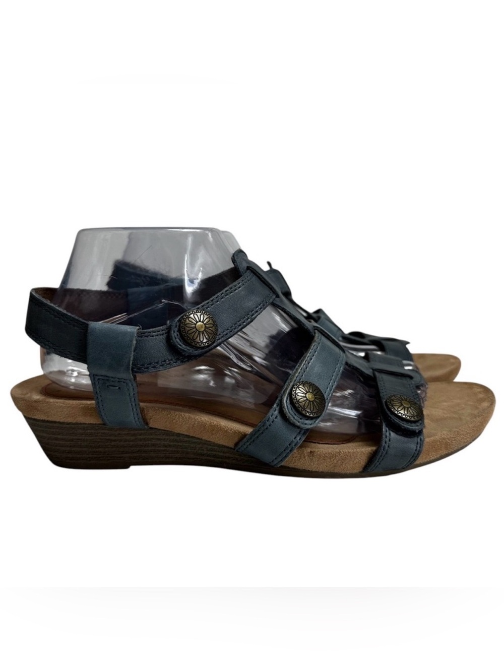 Cobb Hill Collection by Rockport Leather T Strap Sandals